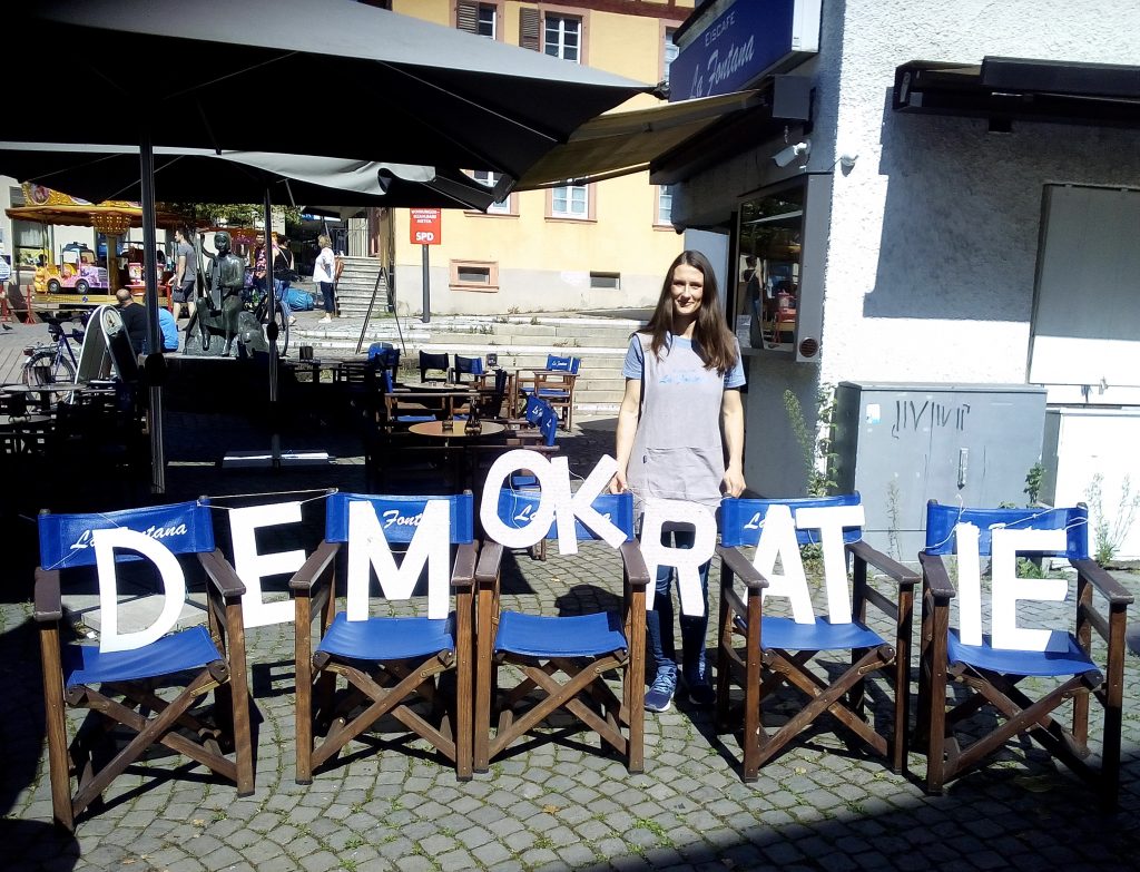 "LA FONTANA unterstützt den TAG DER LEBENDIGEN DEMOKRATIE"